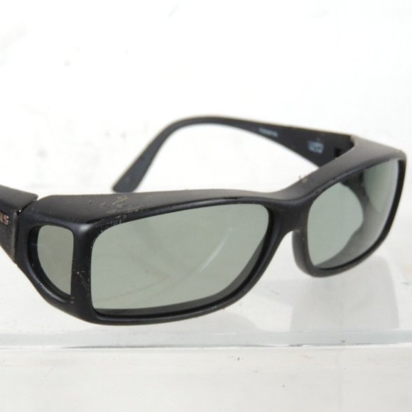 COCOONS Flex2Fit Polarized Sunglasses Fit Over Matte Black Frame w Black Lenses - Picture 1 of 12